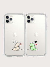 Couple Style cute Bubble Dinosaur Art - Phone Case